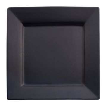 Image of Square Aja Black Place Plate 12"